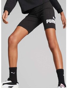 Dječje kratke hlače Puma ESS+ Logo Short Leggings G boja: crna, s tiskom