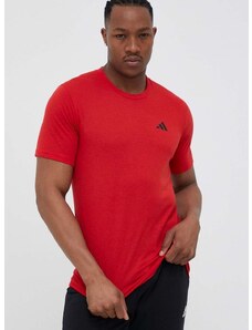 Majica kratkih rukava za trening adidas Performance Train Essentials Feelready boja: crvena, glatki model