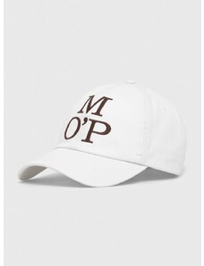 Pamučna kapa sa šiltom Marc O'Polo boja: bijela, s uzorkom