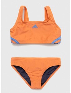 Dječji dvodijelni kupaći kostim adidas Performance 3S BIKINI boja: narančasta