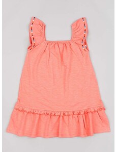 Dječja haljina zippy boja: narančasta, mini, širi se prema dolje