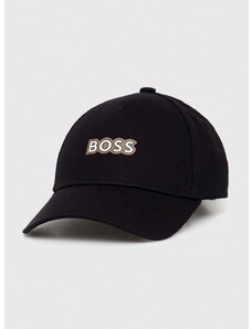 Kapa sa šiltom BOSS boja: crna, s tiskom