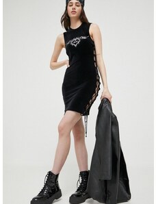 Haljina Juicy Couture boja: crna, mini, uske