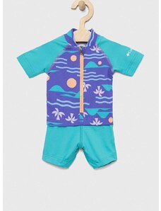 Kupaći kostim za bebe Columbia Sandy Shores Sunguard Suit boja: ljubičasta