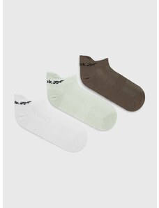 Čarape Reebok 3-pack za žene, boja: bijela