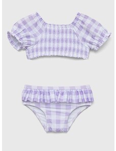 Dvodijelni kupaći kostim za bebe GAP boja: ljubičasta