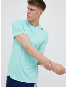 Majica kratkih rukava za trening adidas Performance Designed 4 Training boja: tirkizna, glatki model