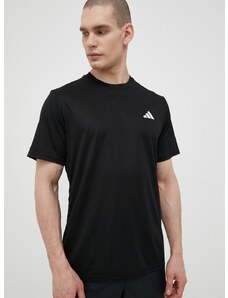 Majica kratkih rukava za trening adidas Performance Train Essentials boja: crna, glatki model