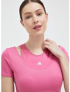 Majica kratkih rukava za trening adidas Performance HIIT boja: ružičasta