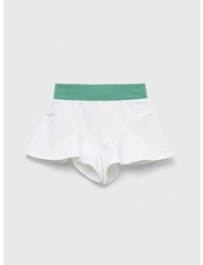 Dječje kratke hlače United Colors of Benetton boja: bijela, glatki materijal