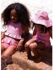 Dječji dvodijelni kupaći kostim Konges Sløjd boja: ružičasta