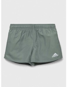 Dječje kratke hlače za kupanje adidas Performance YB BOS boja: zelena, glatki materijal