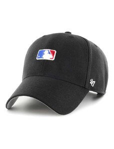 Pamučna kapa sa šiltom 47 brand MLB Batter Man boja: crna, s aplikacijom