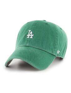 Pamučna kapa sa šiltom 47 brand MLB Los Angeles Dodgers boja: zelena, s aplikacijom B-BSRNR12GWS-KYA