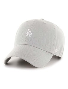 Pamučna kapa sa šiltom 47 brand MLB Los Angeles Dodgers boja: siva, s aplikacijom B-BSRNR12GWS-GYA