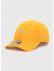 Pamučna kapa sa šiltom New Era boja: narančasta, s aplikacijom, SAN FRANCISCO GIANTS