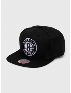 Kapa sa šiltom Mitchell&Ness Brooklyn Nets boja: crna, s aplikacijom