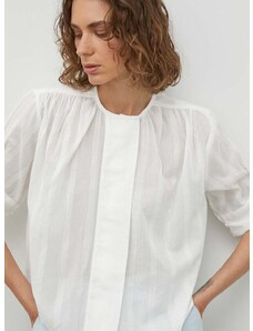 Pamučna košulja Day Birger et Mikkelsen za žene, boja: bijela, relaxed