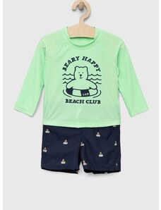 Dječji set za kupanje: kratke hlače i majica GAP boja: zelena