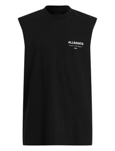 AllSaints Majica 'UNDERGROUND' crna / bijela