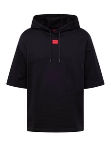 HUGO Sweater majica 'Dresley232' crvena / crna