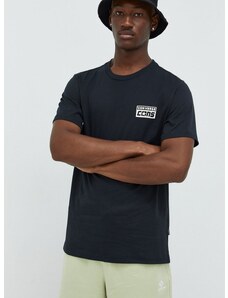 Pamučna majica Converse boja: crna, s tiskom, 10021134.A01-001