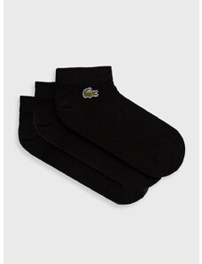 Čarape Lacoste za muškarce, boja: crna, RA4183-5KC