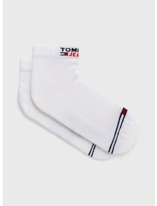 Čarape Tommy Jeans boja: bijela