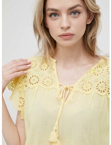 Bluza Pepe Jeans Stella za žene, boja: žuta, glatka