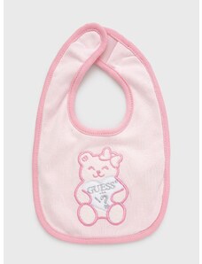 Podbradnjak za bebe Guess boja: ružičasta