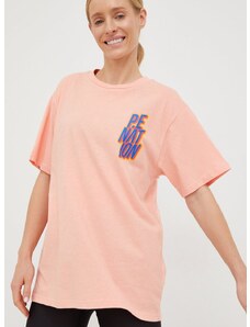 Majica kratkih rukava P.E Nation za žene, boja: narančasta