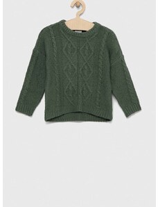 Dječji džemper Abercrombie & Fitch boja: zelena, lagani