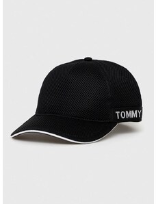 Kapa sa šiltom Tommy Jeans boja: crna, s tiskom