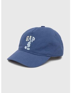 Pamučna kapa sa šiltom za bebe GAP x Disney s tiskom