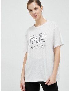 Pamučna majica P.E Nation boja: siva
