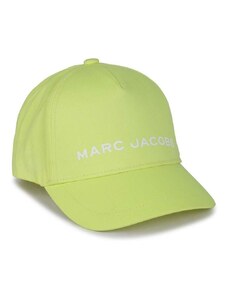 Pamučna kapa za djecu Marc Jacobs boja: žuta, s tiskom