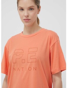 Pamučna majica P.E Nation boja: narančasta