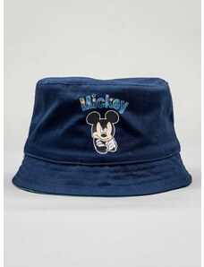 Pamučni dvostrani šešir za djecu zippy x Disney boja: tamno plava, pamučni