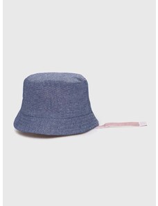 Pamučni dvostrani šešir za djecu zippy boja: ružičasta, pamučni