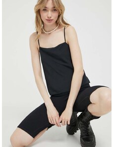 Bluza Abercrombie & Fitch za žene, boja: crna, glatka