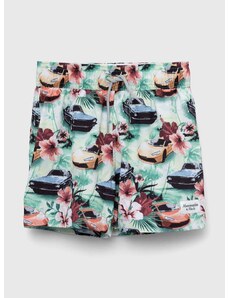 Dječje kratke hlače za kupanje Abercrombie & Fitch boja: zelena