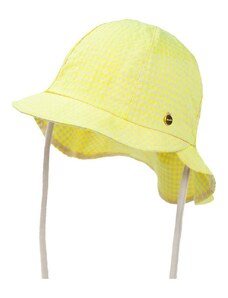 Dječji pamučni šešir Jamiks boja: žuta, pamučni