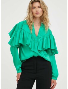 Bluza 2NDDAY za žene, boja: zelena, glatka
