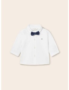 Košulja za bebe Mayoral Newborn boja: bijela
