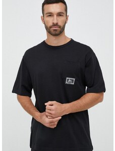 Majica kratkih rukava Reebok Classic za muškarce, boja: crna, s tiskom, HU2012-BLACK