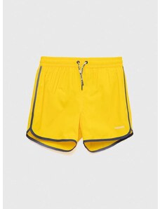 Dječje kratke hlače za kupanje Pepe Jeans Gregory boja: žuta, glatki materijal