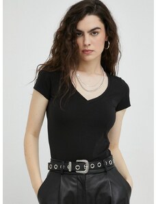 Majica kratkih rukava G-Star Raw za žene, boja: crna