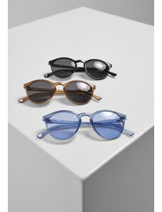 Urban Classics Accessoires Cypress 3-Pack Sunglasses Black+Brown+Blue
