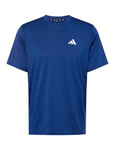 ADIDAS PERFORMANCE Tehnička sportska majica 'Essentials' tamno plava / bijela