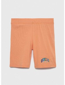 Dječje kratke hlače Guess boja: narančasta, glatki materijal